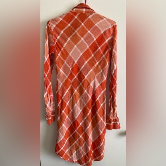 Moda International 100% Linen Shirt Dress 6P - Picture 3 of 5